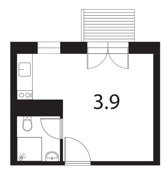 Lærkevej 11, 3. 9. floor plan 0
