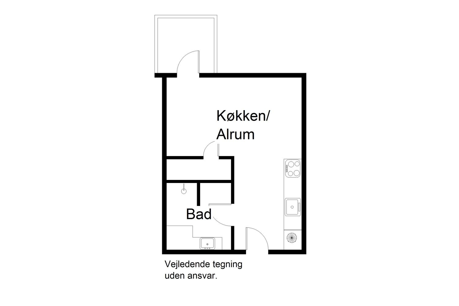 Trøjborgvej 72C, 1. 2. floor plan 0